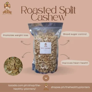 [NO SALT & NO OIL] Roasted Split Cashew (1 KILOGRAMS, 500 GRAMS)