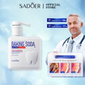 SADOER Baking Soda Probiotic Multi-White Toothpaste 300gr Pump type