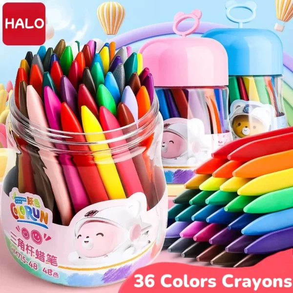 Plastic Crayons Painting Safe coloring set School Art Sets Gift