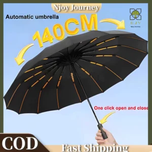 【COD】24 Ribs Automatic Umbrella Windproof Anti-UV Sunscreen Large Umbrella Folding Sunshadewindproof and large umbrellafully automatic folding size suitable for 2-3 people