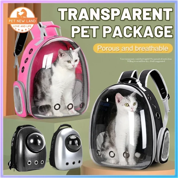 Cat Backpack Pet breathable outdoor portable handbag Space backpack for Cat Dog