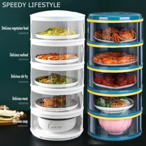 5 Layer Household Multi layer Food Storage Box Anti flies Insulation food keeper-Z264.