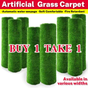 25mm 30mm Medium Duty Artificial Grass Fake Synthetic Grass Grass Carpet 6.5 feet Width