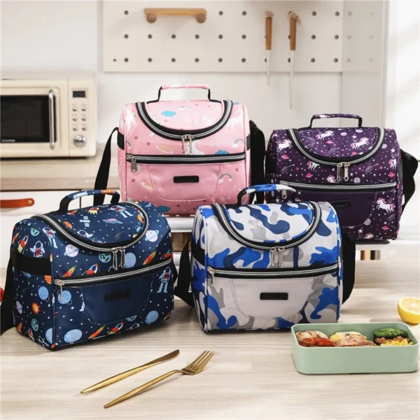 Korean style portable thermal bag aluminum foil thickened lunch lunch bag fresh picnic bag