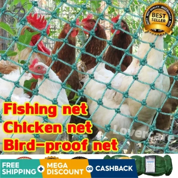 100M 50M 20M Chicken Net Fence Green Net Free Range Chicken Net Construction net Garden net