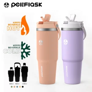 Peliflask Vacuum Insulated Tumbler Coffee Mug Hot And Cold Thermoflask Stainless Steel Water Bottle