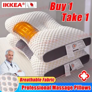 【Buy 1 take 1】Cervical Pillows Ergonomic Neck Pillow 3D Cotton Orthopedic Adult For Adult Elde Sleep