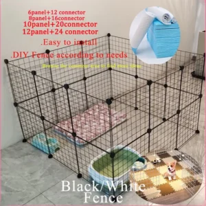 Dog Cat Cage Pet Fence Puppy Dog Rabbit Cage Pet Gate for Dog Cage Pet Accessorie