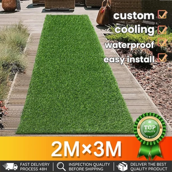 Artificial grass mat outdoor artificial grass plastic lawn harmless and safe garden decoration