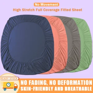 3in1 Bedsheet No Lukot No Gusot Bedsheet Fully Garterized Bedsheet Fitted Bed Sheet Plain Beddings