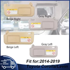 Car Sun Visor Replacement Windscreen Sun Visor Makeup Mirror For Toyota Corolla/Levin 2014-2019