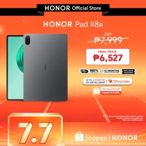 HONOR Pad X8a (11" High Refresh Rate Eye Comfort HONOR FullView Display | 8300mAh Battery)