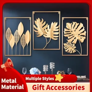 Metal Wall Decoration For Living Room Wall Frame House Decorations Display Aesthetic Bedroom