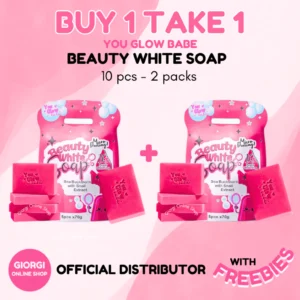 You Glow Babe Beauty White Soap 5 pcs in 1 pack | Buy 1 Take 1 | Whitening Anti aging Pampaputi