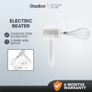 Gaabor×Donlim Portable Electric Hand Mixer Stainless Steel Double Rod For Baking Egg Beater