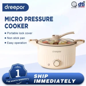Dreepor Micro Pressure Cooker Household Explosion Proof Pressure Cooker Multi Pressure Pot