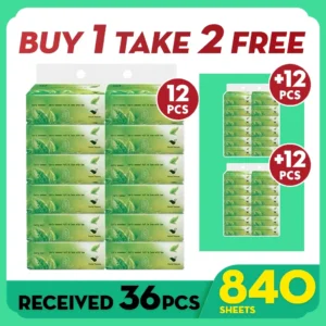 Buy 1 Take 2 36PACKS Tissue Facial Tissue order Tissue 4-Ply Facial Tissue Car toilet paper tissue