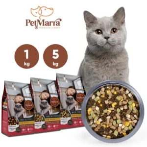 PetMarra Raw Chunks Recipe – Freeze-Dried Dry Food Collection for Adult Cats & Kittens
