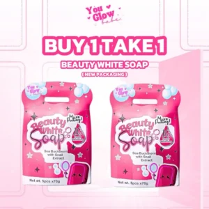 BUY1 TAKE1 Beauty White You Glow Babe 10X Whitening Soap 5PCS PER PACK x70g [NEW PACKAGING]