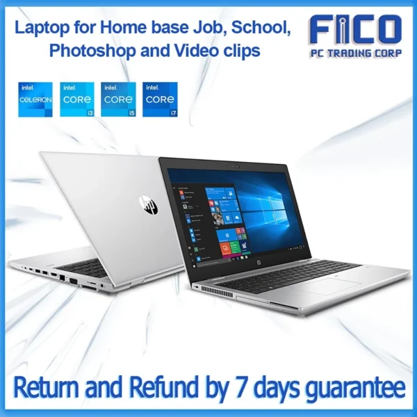Hp Laptop | Intel i7/i5/i3 & Celeron  4GB-16GB RAM  128GB-512GB SSD  Free Shipping& Affordable
