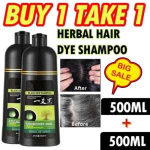 【BIG SALE】Herbal Hair Coloring Shampoo Hair Dye Turn Into Black/BROWN in 15mins Non-irritating