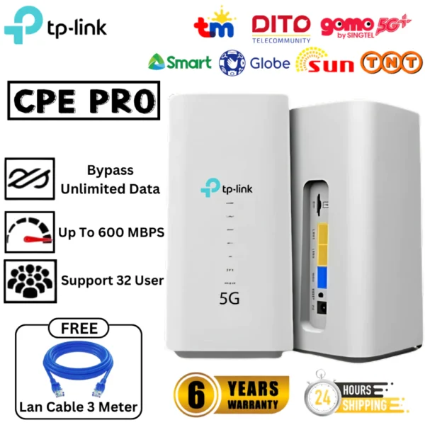 NEWEST2025 WiFi Router Sim Card Modem 5G CPE Pro Original LTE Cat12 Up To 600Mbps 2.4G 5G AC1200