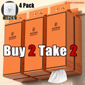 【BUY 1 GET 1】1500 Sheets Wall-Mounted Tissue Paper Large Size Paper Super Tough Toilet Paper