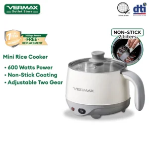 Vermax Multi-Functional Electric Cooker  Mini Rice Cooker Small Non Stick Hot Pot 1-2 people