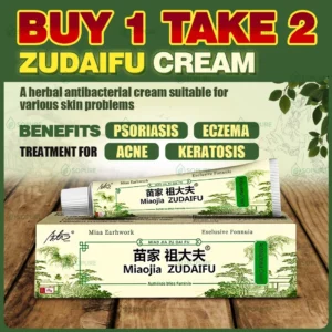 Buy 1 Take 2 MiaoJia Zudaifu Cream Original Ointment Itchi Skin Allergy Psoriasis Eczema Ointment