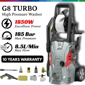 【HOT】G8 Turbo Pressure Washer – Malakas na Tubig, Pampresyur na Panghugas for Car and Home Cleaning