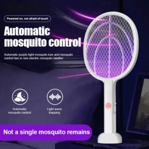 2 In 1 USB Rechargeable Electric Mosquito Racket high quality Mosquito Killer Insect Racket -PAL
