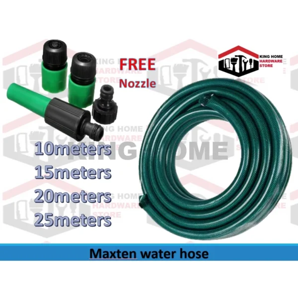 SANAPO Hodeso 10, 15,20.25,30,40, Meters PVC Garden Hose for Gardening and Cleaning with Free Water