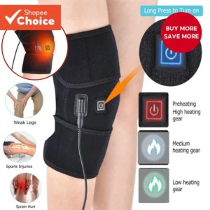 Electric Leg Massager Heating Knee Pads Infrared  Hot Compress Knee Arthritis Pain Relief