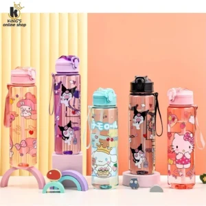 800ml Cute Sanrio Designed Water Bottles Sport Drink Tumbler