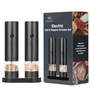 Electric Pepper Grinder/Sea Salt Grinder/Two-Piece Set/Rechargeable/SWA-WG36U