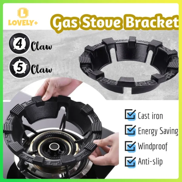 Stove Protector 1pc Gas Stove Windproof Cover High Efficiency Saving Gas Stove Accessories