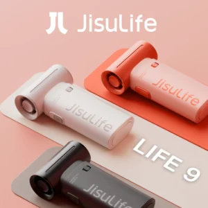 JISULIFE Life 9 Portable Fan Rechargeable 5000mAh  Mini Fan With 1-100 Speeds LED Display