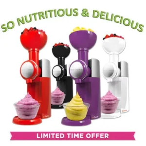180W Automatic Frozen Fruit Dessert Machine Ice Cream Machine Maker Milkshake Machine Home Kitchen