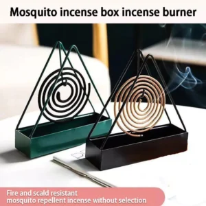 BLIVO Plastic Triangle Mosquito Incense Holder Household Creative Stand Ebony Shelf Support Mosquito